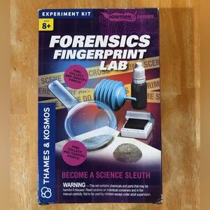 Thames & Kosmos Forensics Fingerprint Lab - Blue and Black
